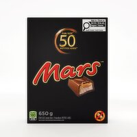 Mars - 50 Chocolate Mini Bars, 50 Each