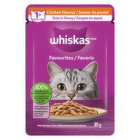 Whiskas - FAVOURITES - Cuts In Gravy - Chicken Flavour, 85 Gram