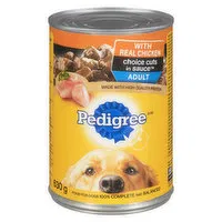 Pedigree - Adult Dog Food, Real Chicken, 630 Gram