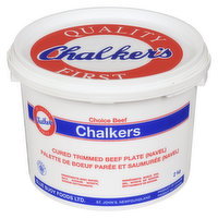 Chalkers - Cured Trimmed Beef Navel, 2 Kilogram