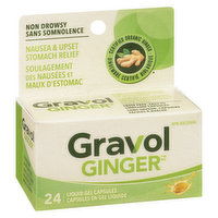 Gravol - Ginger Liquid Gel, 24 Each