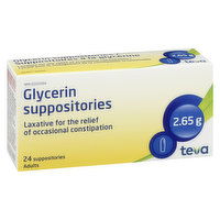 Rougier - Glycerin Suppositories - Adults, 24 Each