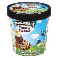 Ben & Jerry's - Smores Please Ice Cream, 473 Millilitre