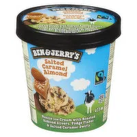 Ben & Jerry's - Salted Caramel Almond, 473 Millilitre