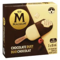 Magnum - Ice Cream Bars, Chocolate Duet, 3 Each