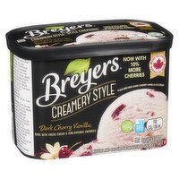 Breyers - Creamery Style Ice Cream, Dark Cherry Vanilla, 1.66 Litre