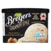 Breyers - Creamery Style Ice Cream, Maple Walnut, 1.66 Litre