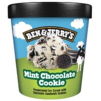 Ben and Jerry - Mint Choco Cookie Ice-cream, 473 Millilitre