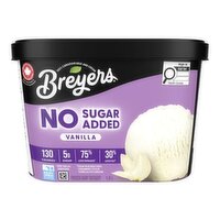 Breyers - No Sugar Added Vanilla Ice Cream, 1.4 Litre