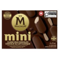 MAGNUM - Mini Classic Milk Chocolate Ice Cream Bars, 4 Each