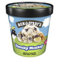 Ben & Jerry's - Chunky Monkey Ice Cream, 473 Millilitre