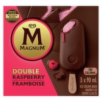 Magnum - Double Raspberry Ice Cream Bars, 3 Each