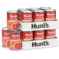 Hunt's - Canned Tomato Sauce, Original Pack of 12, 12 Each