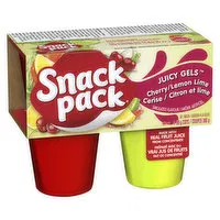 Snack Pack - Juicy Gels Cherry Lemon Lime Cups