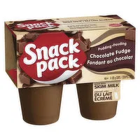 Snack Pack - Chocolate Fudge Pudding Cups, 4 Each