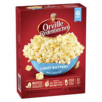 Orville Redenbacher's - Light Buttery Flavour Microwave Popcorn, Pack of 6 Bags, 6 Each