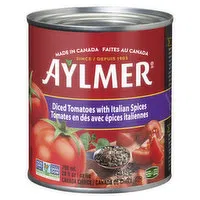 Aylmer - Canned Diced Tomato with Italian Spices, 796 Millilitre