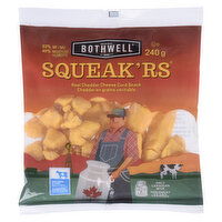 Bothwell - Squeak'rs Cheddar Cheese Curd Snack, 240 Gram