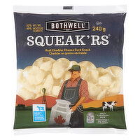 Bothwell - Squeak'rs Cheddar Cheese Curd Snack, 240 Gram