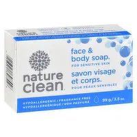 Nature Clean - Sensitive Bath Bar, 99 Gram