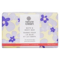 Nature Clean - Bath& Body Bar for Sensitive Skin Lavender