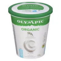 Olympic - Organic Yogurt 0% M.F. - Plain, 650 Gram