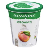 Olympic - Organic Yogurt 2.8% M.F. - Peach, 650 Gram