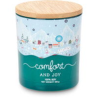 Christmas - Candle Jar, Comfort & Joy 135Gr, 1 Each