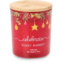 Christmas - Candle Jar, Celebrate Every Moment 135Gr, 1 Each