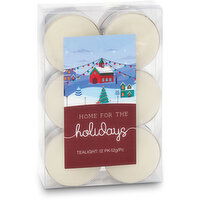 Christmas - Tealights Home For The Holidays 12Pk, 1 Each