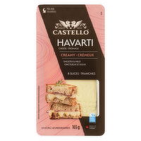 Castello - Castello Creamy Chse Havarti Slices, 165 Gram