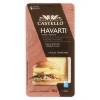 Castello - Havarti Cheese Slices - Smoked, 145 Gram