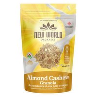 NEW WORLD - XG NsWrld Org Almond Cashew Granola, 454 Gram