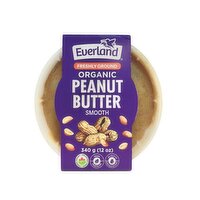 Everland - Freshly Ground Organic Peanut Butter Smooth, 340 Gram