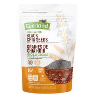 Everland - Black Chia Seeds, Organic, 340 Gram