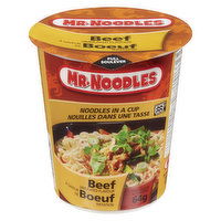 Mr. Noodles - Noodles in a Cup Beef, 64 Gram