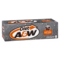 A&W - Diet Root Beer, 12 Each