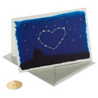 Papyrus - Greeting Card - Heart in the Sky Valentine, 1 Each