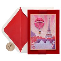 Papyrus - Greeting Card - Eiffel Tower Valentine, 1 Each