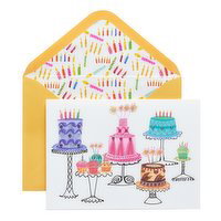 Papyrus - Greeting Cards - Birthday Cakes, 1 Each