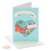 Papyrus - Greeting Card - Just Married Flight, 1 Each