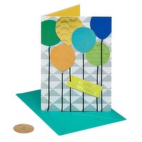 Papyrus - Greeting Card - Happy Birthday Balloons, 1 Each