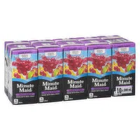 Minute Maid - Juice Boxes - Grape Punch, 10 Each