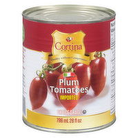 Cortina - Plum Tomatoes - Unsalted, 796 Millilitre