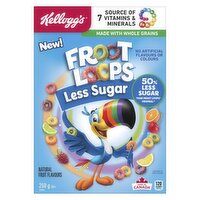 Kellogg's - Froot Loops Cereal Less Sugar, 250 Gram