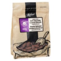 Redland Farms - Dark Chocolate Almonds, Lightly Dipped, 400 Gram