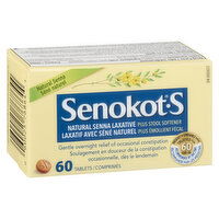 Senokot - Natural Senna Laxitive Tablets, 60 Each