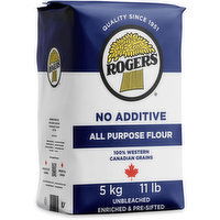 Rogers - All Purpose Flour No Additive, Unbleached, 5 Kilogram