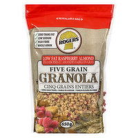 Rogers - Five Grain Almond Granola Low Fat Raspberry