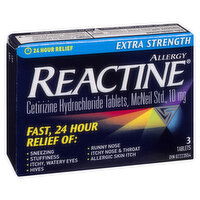 Reactine - Extra Strength Tablets, 10mg - 3Pack, 1 Each